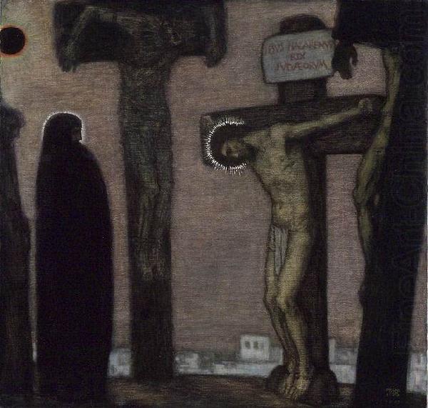 Franz von Stuck Golgotha china oil painting image